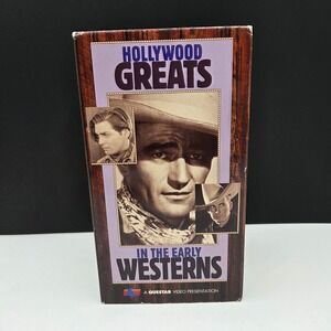 Questar Hollywood Greats In The Early Westerns 3 VHS Set John Wayne Gene Autry